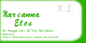 marianna eles business card